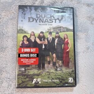 Duck Dynasty Season One 3 DVD Set With Bonus Disc Never Aired Footage A&E New